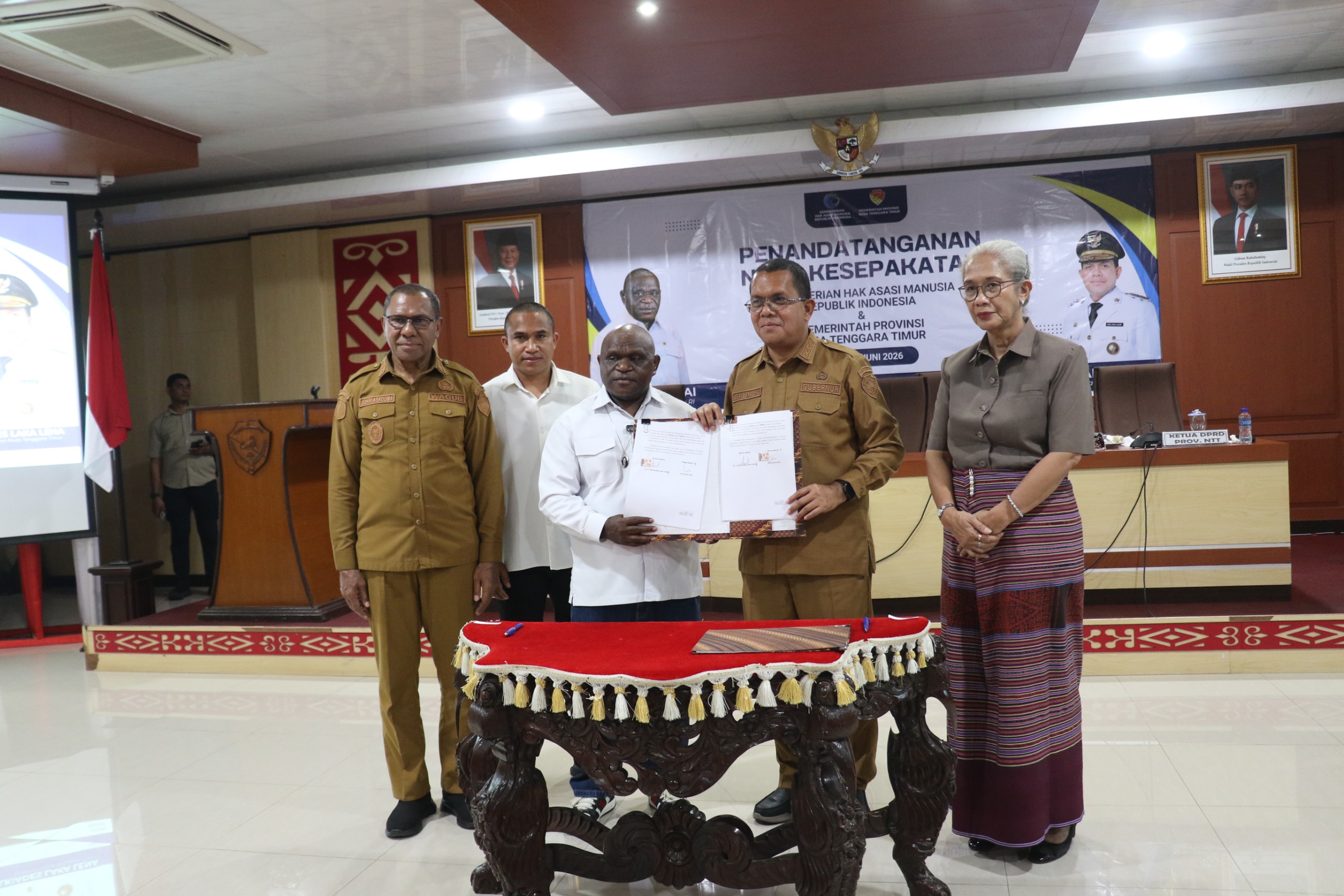 Kementerian HAM dan Pemprov NTT Perkuat Sinergi Tangani TPPO, Stunting, serta Kekerasan Terhadap Perempuan dan Anak
